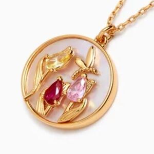 KATE SPADE 🌷Tulip Mother-of-Pearl Necklace NWT